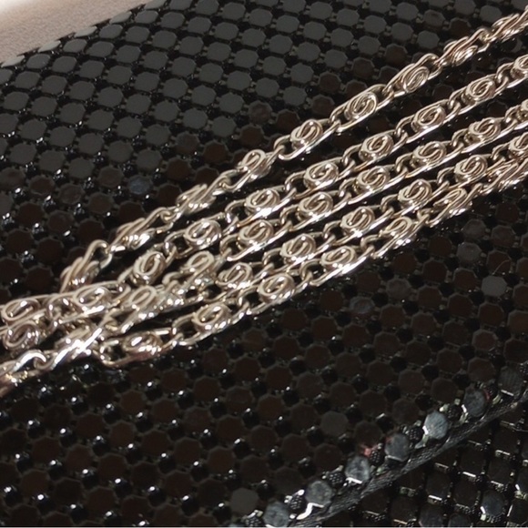 Elegant Black Authentic Jessica McClintock Evening Clutch - Picture 7 of 11